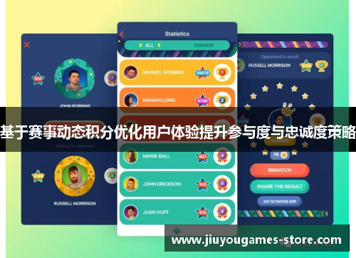 基于赛事动态积分优化用户体验提升参与度与忠诚度策略